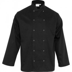 Bluza kucharska, unisex, CHEF, czarna, rozmiar S