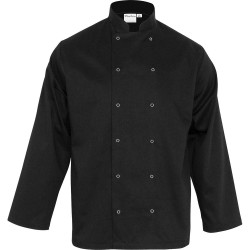 Bluza kucharska, unisex, CHEF, czarna, rozmiar M