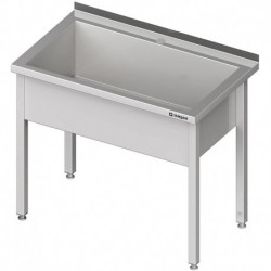 Stół z basenem 1-komorowym spawany 600x600x850 mm h 300 mm