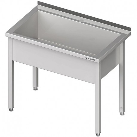 Stół z basenem 1-komorowym spawany 600x600x850 mm h 300 mm
