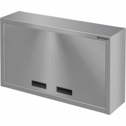 Szafka stalowa wisząca, drzwi skrzydłowe, 1200x400x600 mm