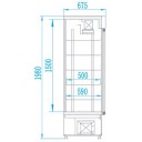 szafa chłodnicza SCH-2S 825/1D