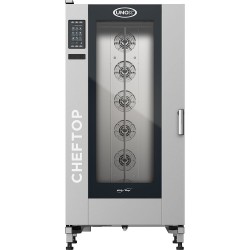 Piec konwekcyjno-parowy ChefTop Big plus z wózkiem, gazowy, 20 GN 2/1, P 90 kW