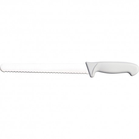 Nóż do chleba, HACCP, biały, L 250 mm