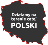 Działamy na terenie całej Polski